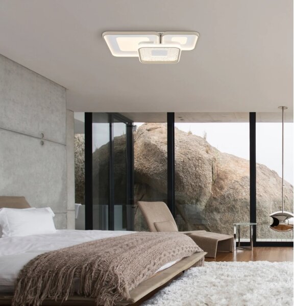 Globo 48097-62 - LED stmievateľné stropné svietidlo MOSAIKO LED/55W/230V 65x45,5 cm+DO