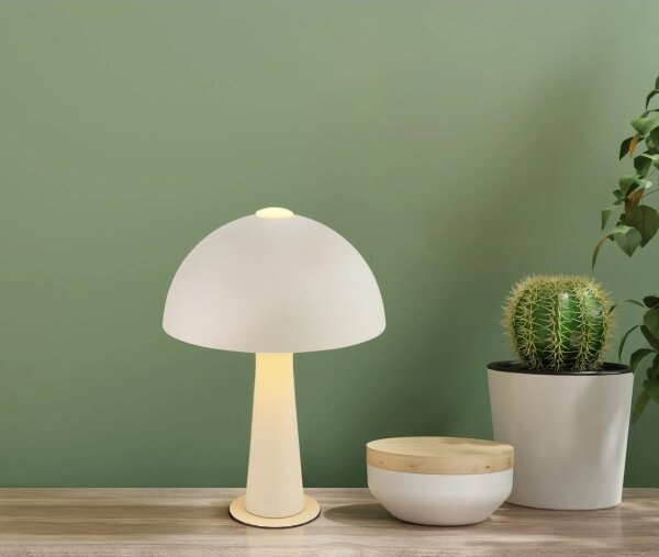 Globo 50670122 - Stolná lampa JULIA 1xE14/25W/230V béžová