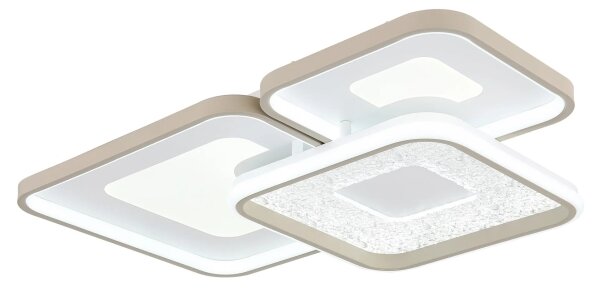 Globo 48097-62 - LED stmievateľné stropné svietidlo MOSAIKO LED/55W/230V 65x45,5 cm+DO