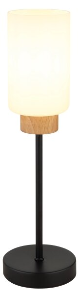 Globo 15977T - Stolová lampa ROWENA 1xE27/60W/230V čierna/biela