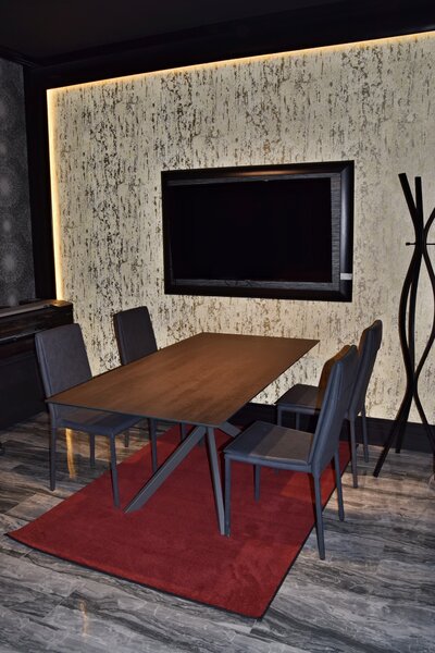 Tapibel , Kusový koberec Supersoft s bordurou 110 červený, 80x150, červená, spálňa