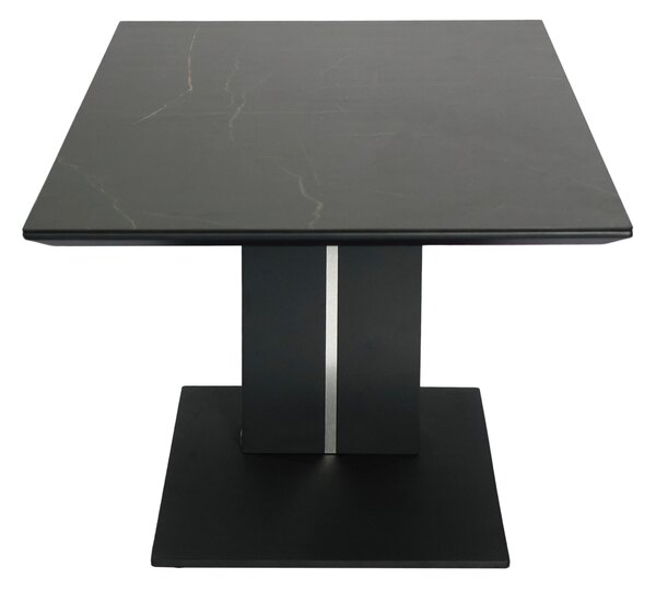 KONFERENČNÝ STOLÍK, antracitová, čierna, kov, keramika, kompozitné drevo, 110/59/47-66 cm Dieter Knoll - Stolíky do obývačky