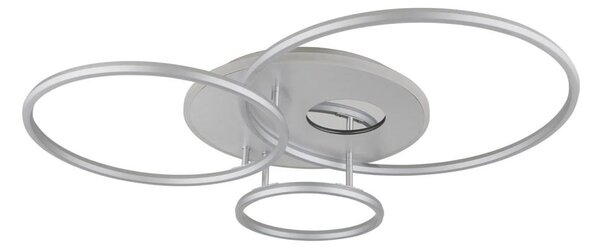Globo 48466-54A-LED Stmievateľné stropné svietidlo INVERTINA 54W/230V 90x70 cm strieborné + DO