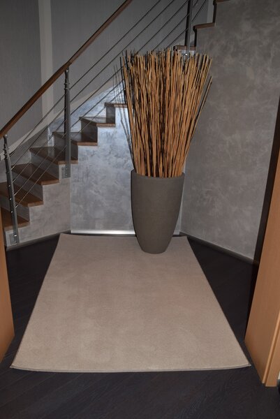 Lano, Kusový koberec Supersoft s bordurou 250 béžový, 60x100, béžová, spálňa