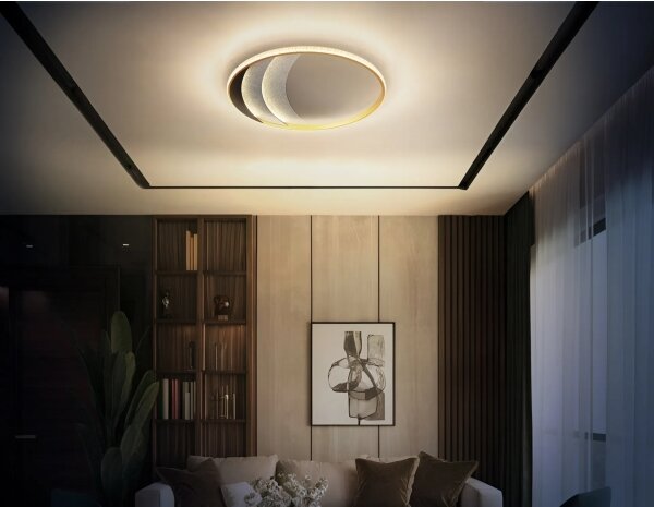 Globo 48493-40 - LED stropné svietidlo CONSTANCE LED/40W/230V pr. 52 cm zlaté