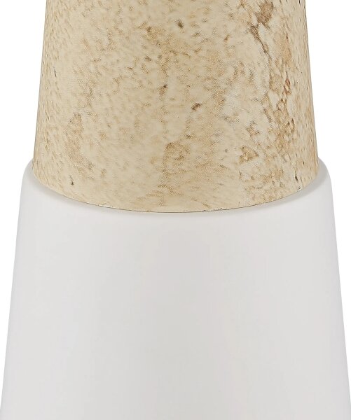 Globo 51070122 - Stolová lampa PAULIN 1xE27ILLU/40W/230V krémová