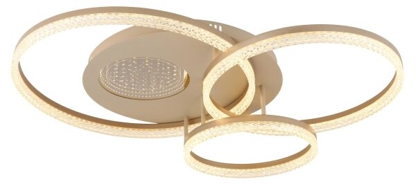 Globo 48480-40 - LED stropné svietidlo SANFORD LED/40W/230V 3000K 78x60 cm béžové