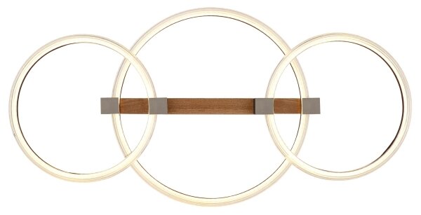 Globo 48050D2 - LED Stropné svietidlo FLETCHER LED/40W/230V 76,1x38 cm hnedá