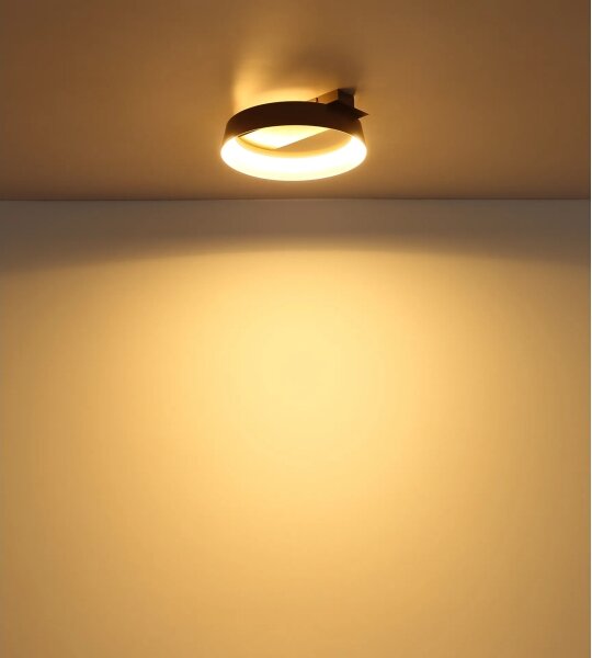 Globo 48048D - LED stropné svietidlo SYRAKUS LED/12W/230V 3000K 26x25 cm