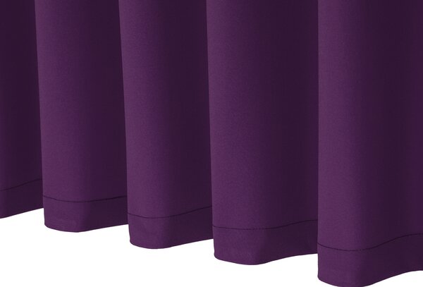 Biante Dekoračný záves Rongo RG-064 Tmavo fialový 140x140 cm