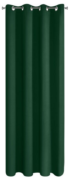 ZATEMŇOVACÍ ZÁVES NA KRÚŽKOCH LOGAN 140X270 CM TMAVOZELENÁ