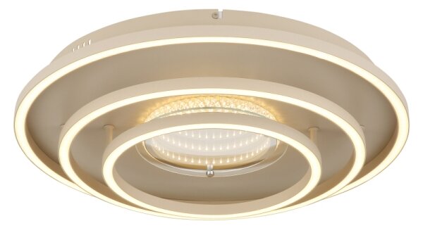 Globo 48564-40S - LED stropné svietidlo LAWANDA LED/40W/230V, priemer 51 cm, béžové