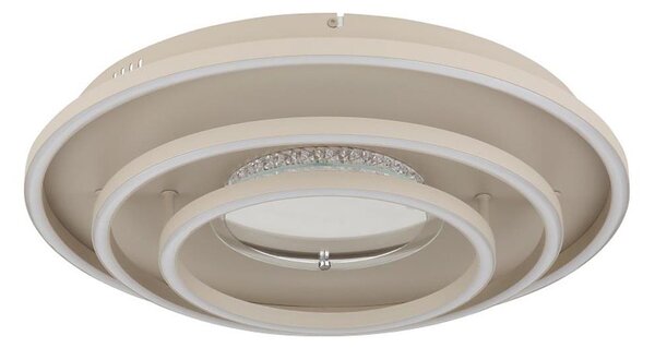 Globo 48564-40S - LED stropné svietidlo LAWANDA LED/40W/230V, priemer 51 cm, béžové