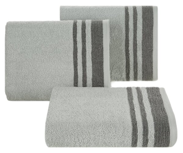BAVLNENÝ UTERÁK MERY (04) 50 X 90 CM STRIEBORNÝ