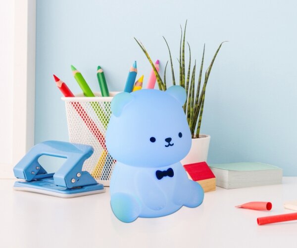 Globo 2870 - LED RGBW stmievateľné nabíjateľné detské nočné svetlo TEDDY LED/1W/5V 1200 mAh medvedík