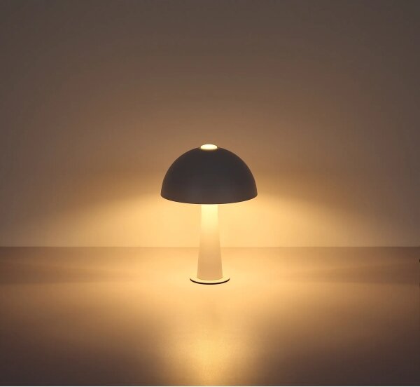 Globo 50670107 - Stolová lampa JULIA 1xE14/25W/230V biela