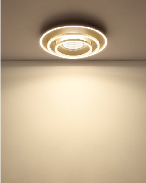 Globo 48564-40S - LED stropné svietidlo LAWANDA LED/40W/230V, priemer 51 cm, béžové