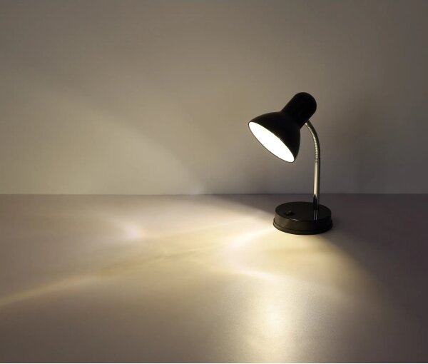 Globo 2485S - Stolová lampa BASIC 1xE27/40W/230V čierna