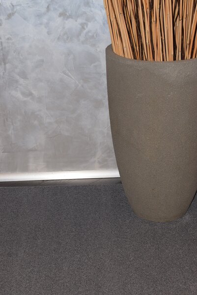 Tapibel , Kusový koberec Supersoft s bordurou 850 tm. šedý, 60x100, šedá, spálňa