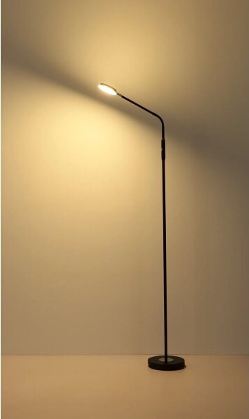 Globo 58504SS - LED stmievateľná dotyková stojacia lampa SILVIO LED/6,5W/230V čierna