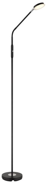 Globo 58504SS - LED stmievateľná dotyková stojacia lampa SILVIO LED/6,5W/230V čierna