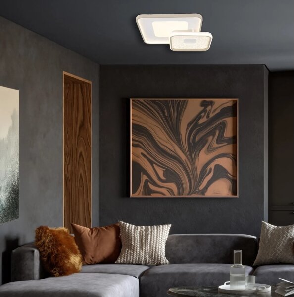 Globo 48097-48 - LED stmievateľné stropné svietidlo MOSAIKO LED/48W/230V 50x50 cm+DO