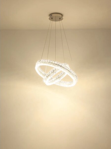 Globo 67387-60 - LED stmievateľný luster na lane LAUREL LED/60W/230V číre+DO
