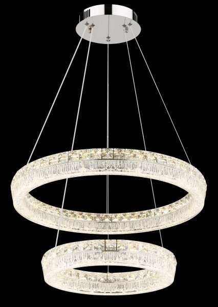 Globo 67387-60 - LED stmievateľný luster na lane LAUREL LED/60W/230V číre+DO