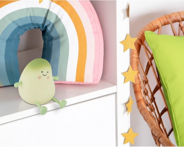 Globo 2871 - LED RGBW stmievateľné dobíjateľné detské nočné svetlo MANGI LED/2W/5V 800 mAh mango