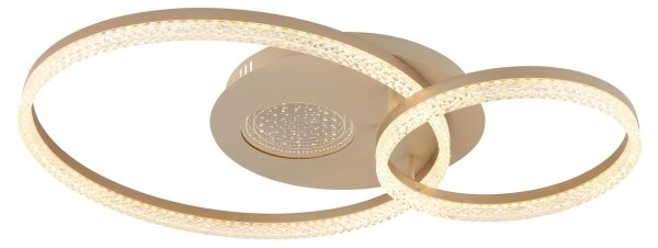 Globo 48480-30 - LED stropné svietidlo SANFORD LED/30W/230V 3000K 70x50 cm béžová