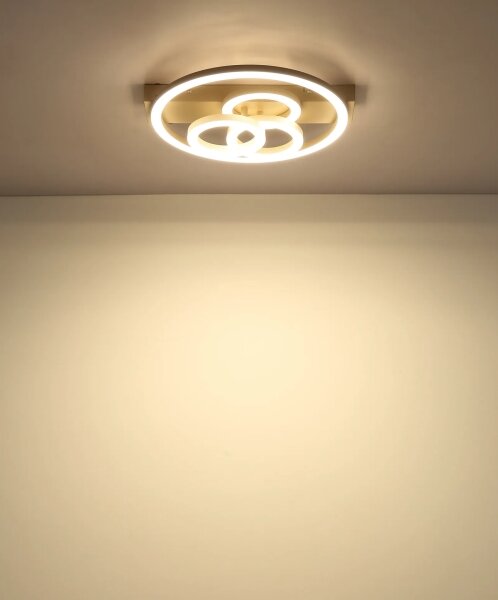 Globo 48040-40SA-LED Stmievateľné stropné svietidlo DARRYL I LED/40W/230V rozmery 35x33 cm béžová+DO