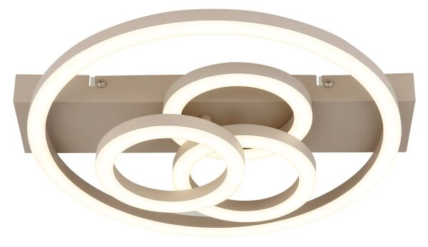 Globo 48040-40SA-LED Stmievateľné stropné svietidlo DARRYL I LED/40W/230V rozmery 35x33 cm béžová+DO