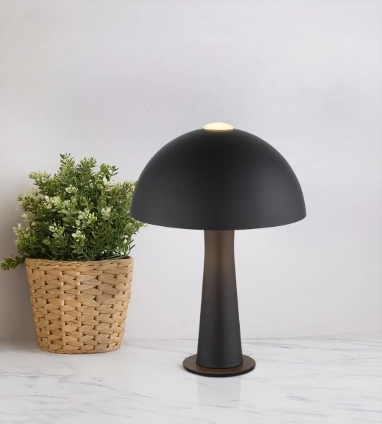 Globo 50670108 - Stolová lampa JULIA 1xE14/25W/230V čierna