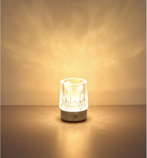 Globo 21044S - LED stmievateľná dotyková stolná lampa LIZZY LED/1W/5V 3000K 1200 mAh strieborná