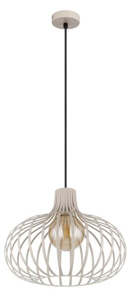 Globo 33370119 - Závesný luster MATEO na lanku 1xE27/40W/230V béžový
