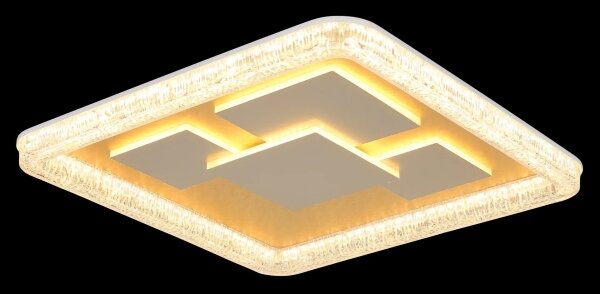 Globo 48476-40 - LED stropné svietidlo LORAINE LED/40W/230V 48,8x48,8 cm zlaté