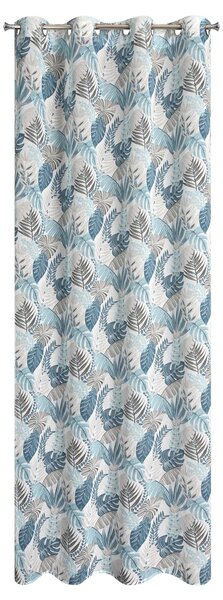ZÁVES NA KRÚŽKOCH AMELA 140X250 CM LISTY