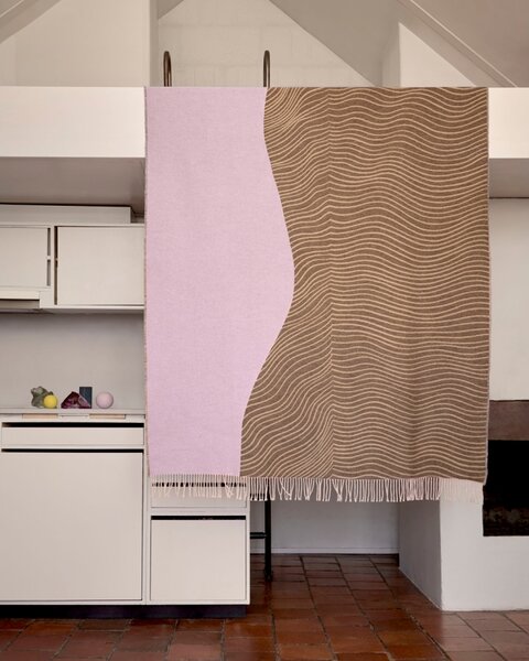 Marimekko Deka Gabriel Näkki 130x170, ružovo-hnedá