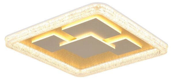 Globo 48476-40 - LED stropné svietidlo LORAINE LED/40W/230V 48,8x48,8 cm zlaté
