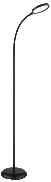 Globo 58503S - LED stmievateľná dotyková stojaca lampa KALDERON LED/8W/230V čierna
