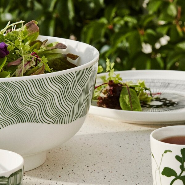 Marimekko Misa Oiva Gabriel Näkki 3l, bielo-zelená
