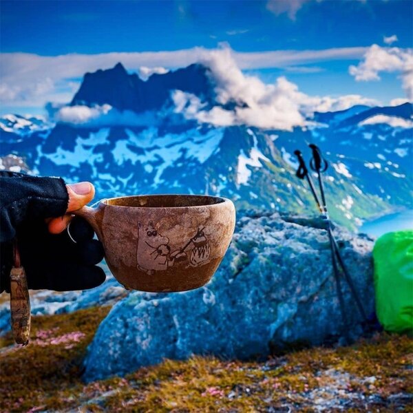 Kupilka Hrnček kuksa Kupilka Moomin 0,21l, hnedý