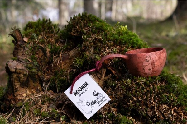 Kupilka Hrnček kuksa Kupilka Snorkmaiden 0,12l, červený