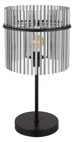 Globo 15698T1 - Stolná lampa GORLEY 1xE14/60W/230V, priemer 30 cm, čierna