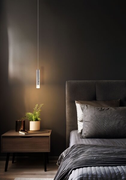Globo 16060N - LED dotykové stmievateľné nabíjateľné svietidlo 2v1 PELO LED/2W/230/5V matný chróm