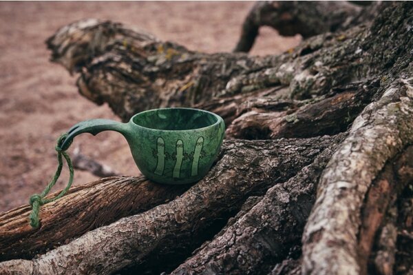 Kupilka Hrnček kuksa Kupilka Hattifatteners 0,12l, zelený