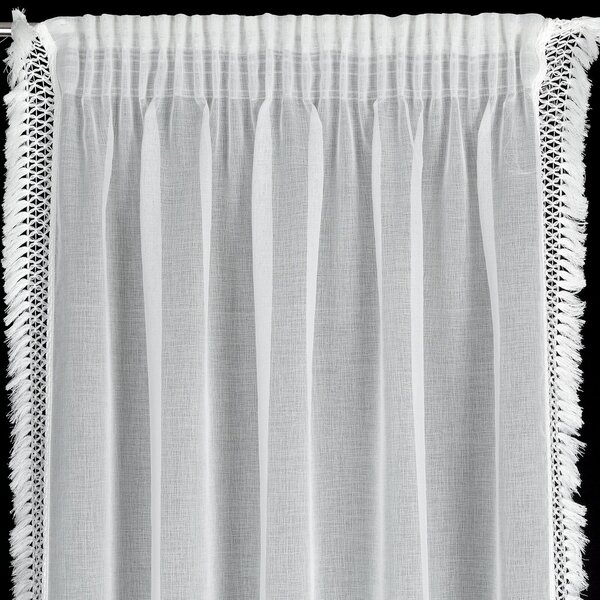 ZÁCLONA NA PÁSKE KIRA2 140X270 CM BIELA