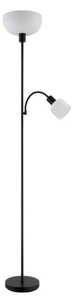 Globo 59947B - Stojacia lampa HINTON 1xE27/40W/230V + 1xE14/25W