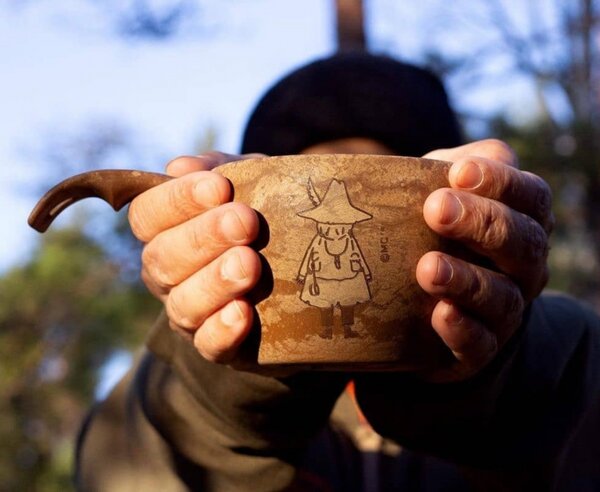 Kupilka Hrnček kuksa Kupilka Snufkin 0,37l, hnědý