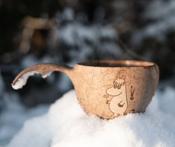 Kupilka Hrnček kuksa Kupilka Snorkmaiden 0,21l, hnedý